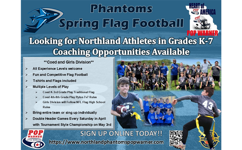 2025 Spring Flag Football Season is Open